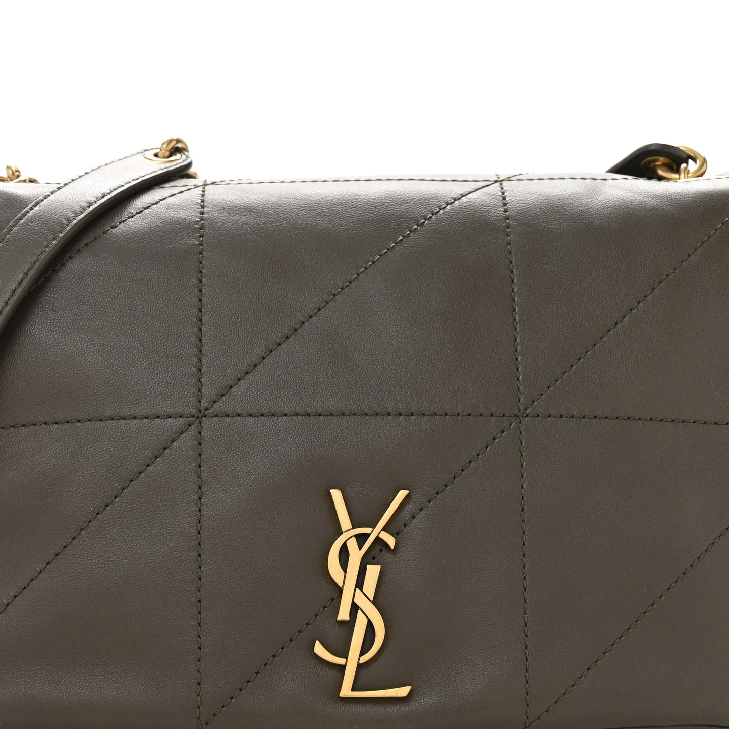 Lambskin Matelasse Monogram Small Jamie 4.3 Light Musk