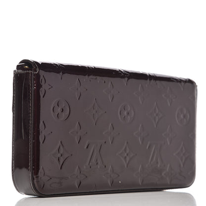 Louis Vuitton Vernis Pochette Felicie Chain Wallet Amarante 3 of 9