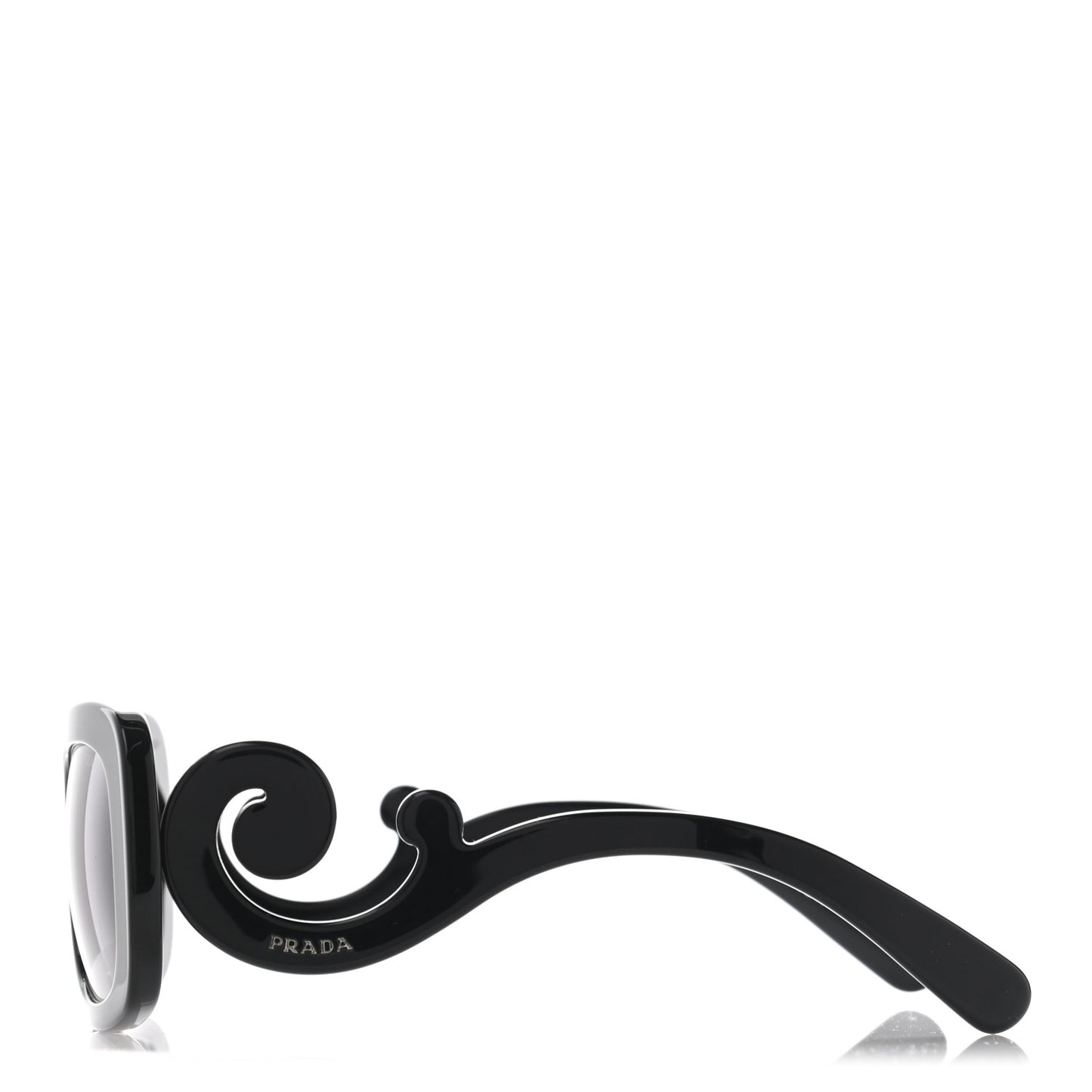 Acetate Baroque Sunglasses SPR 27O Black