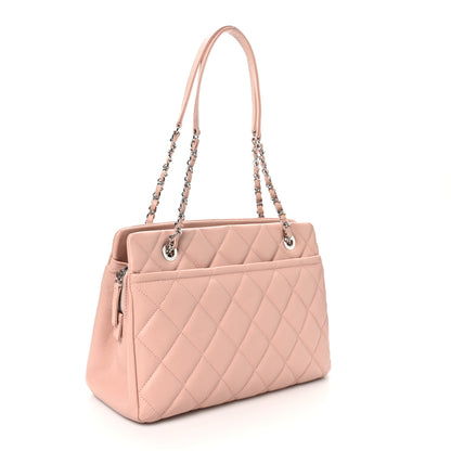 Chanel Caviar Quilted Timeless CC Soft Tote Light Pink 3 of 11