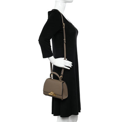 Moynat Taurillon Blush Rejane BB Tourterelle 2 of 10