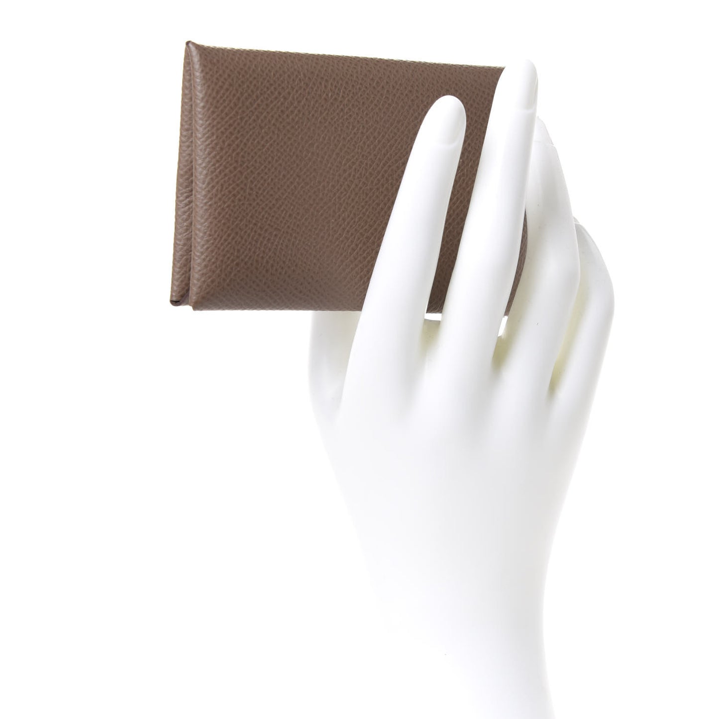 Epsom Calvi Card Case Etoupe