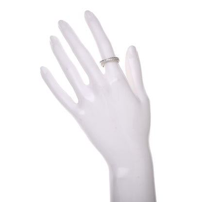 David Yurman Sterling Silver Diamond 5mm Crossover Ring 48 4.5 2 of 4