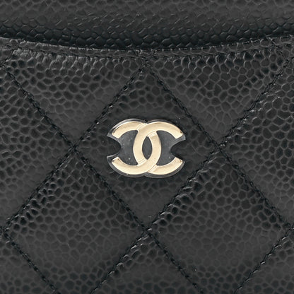 Chanel Caviar Quilted Card Holder Black 9 of 13