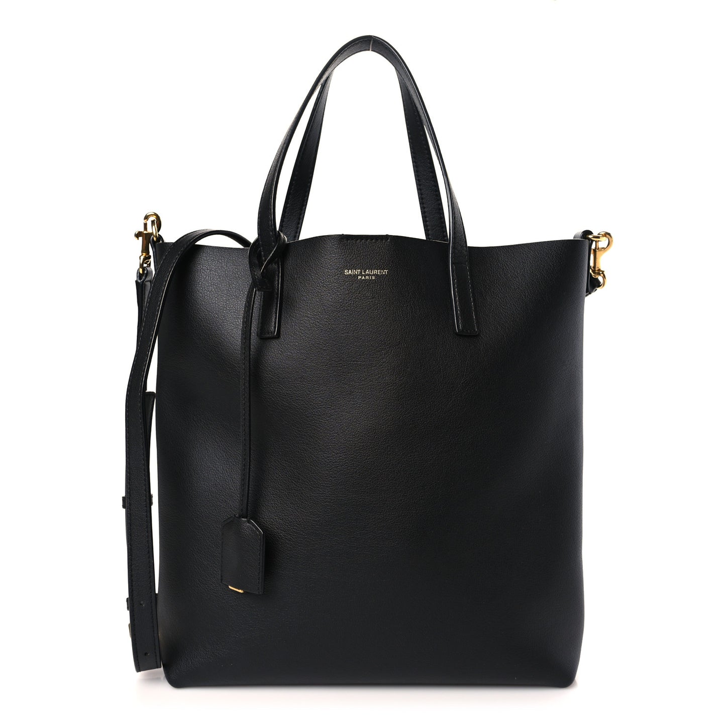 Calfskin Toy Shopping Tote Black