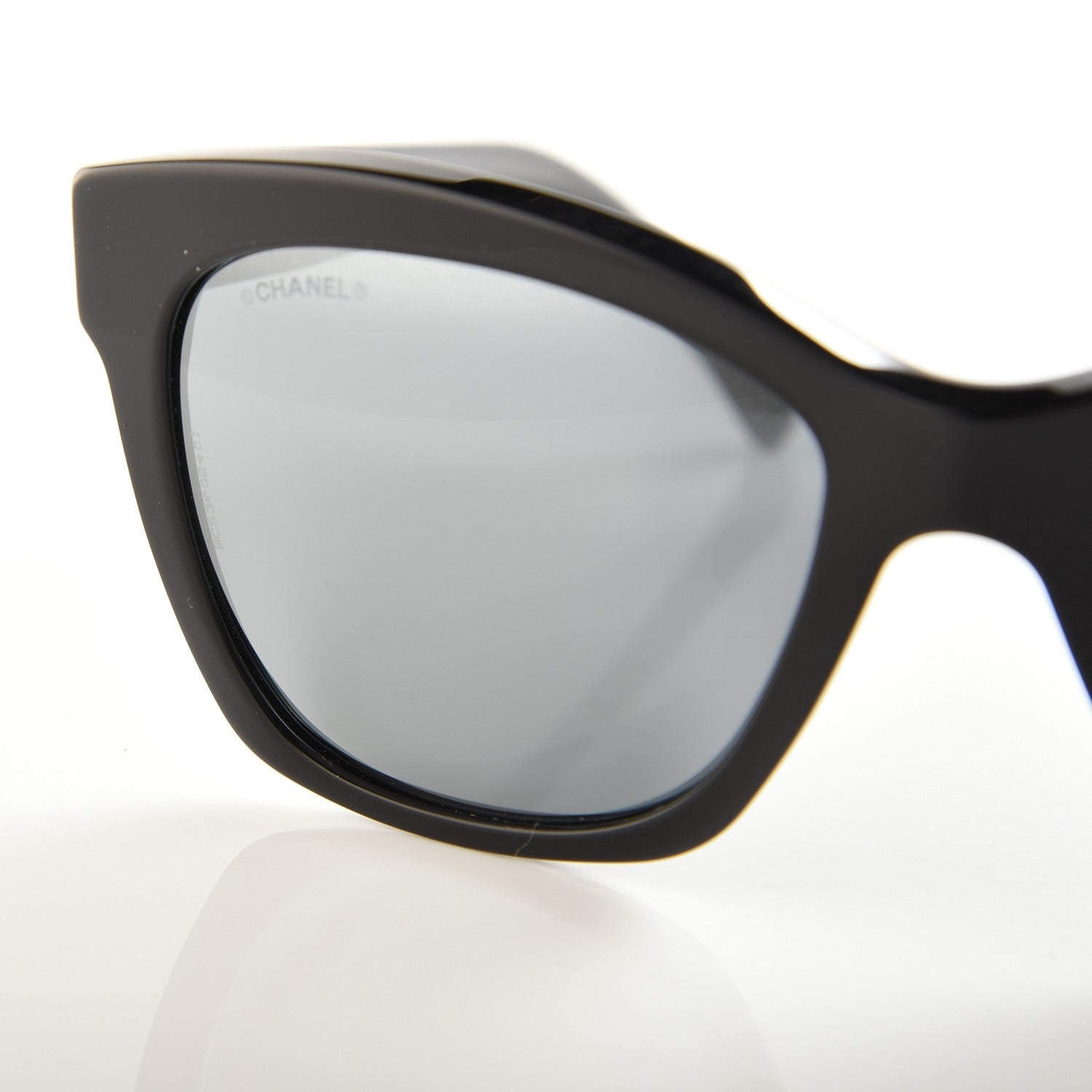 Chanel CC Butterfly Signature Sunglasses 5313 Black 7 of 9