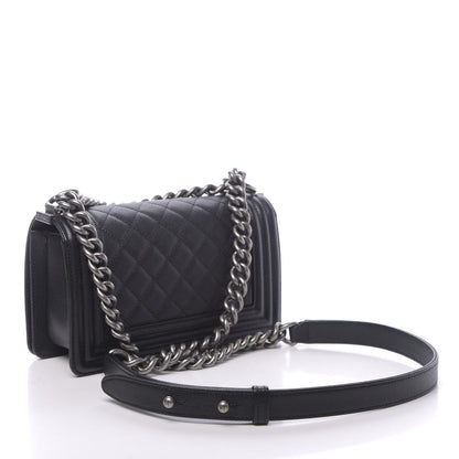 Chanel Caviar Quilted Small Boy Flap Black 3 of 10