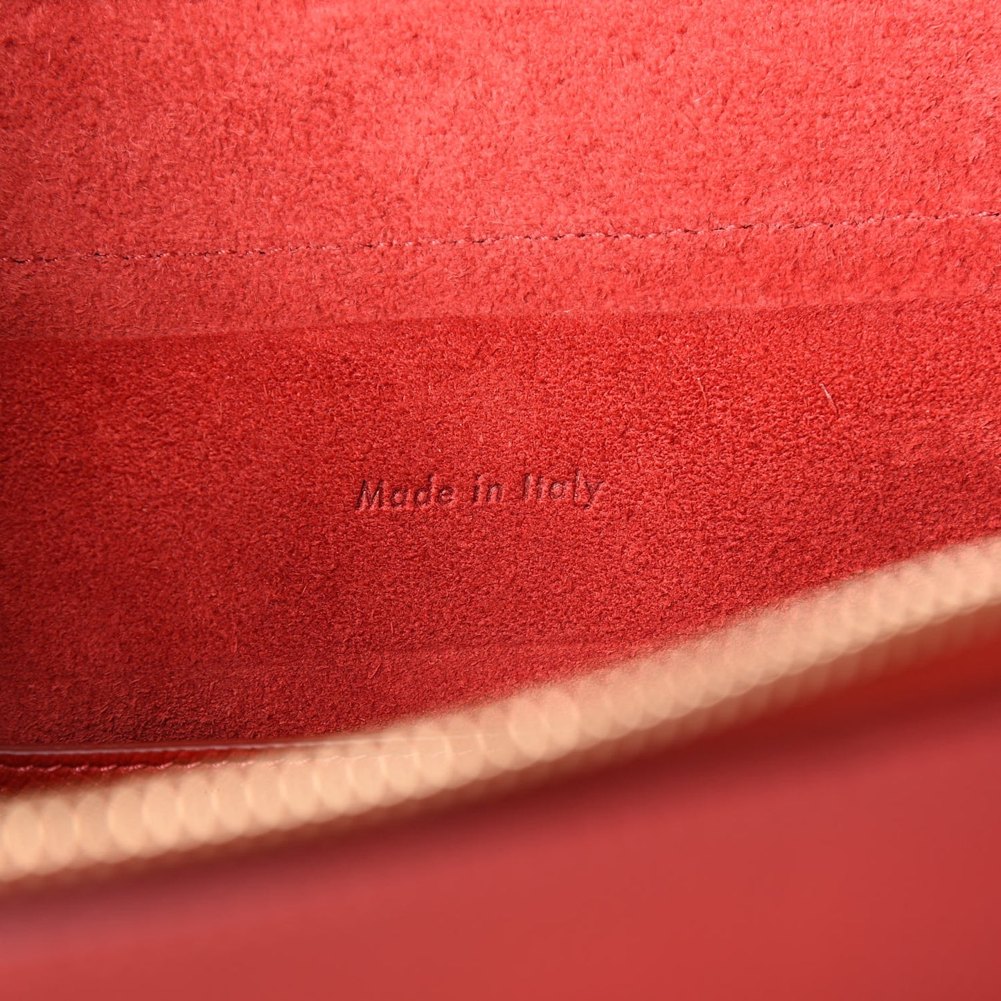Grained Calfskin Mini Belt Bag Coquelicot