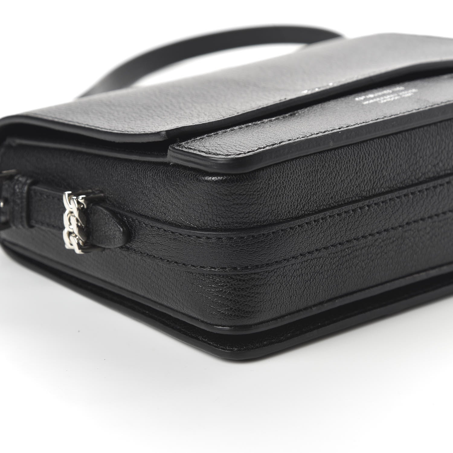 Burberry Goatskin Small Grace Bag Black 6 of 11