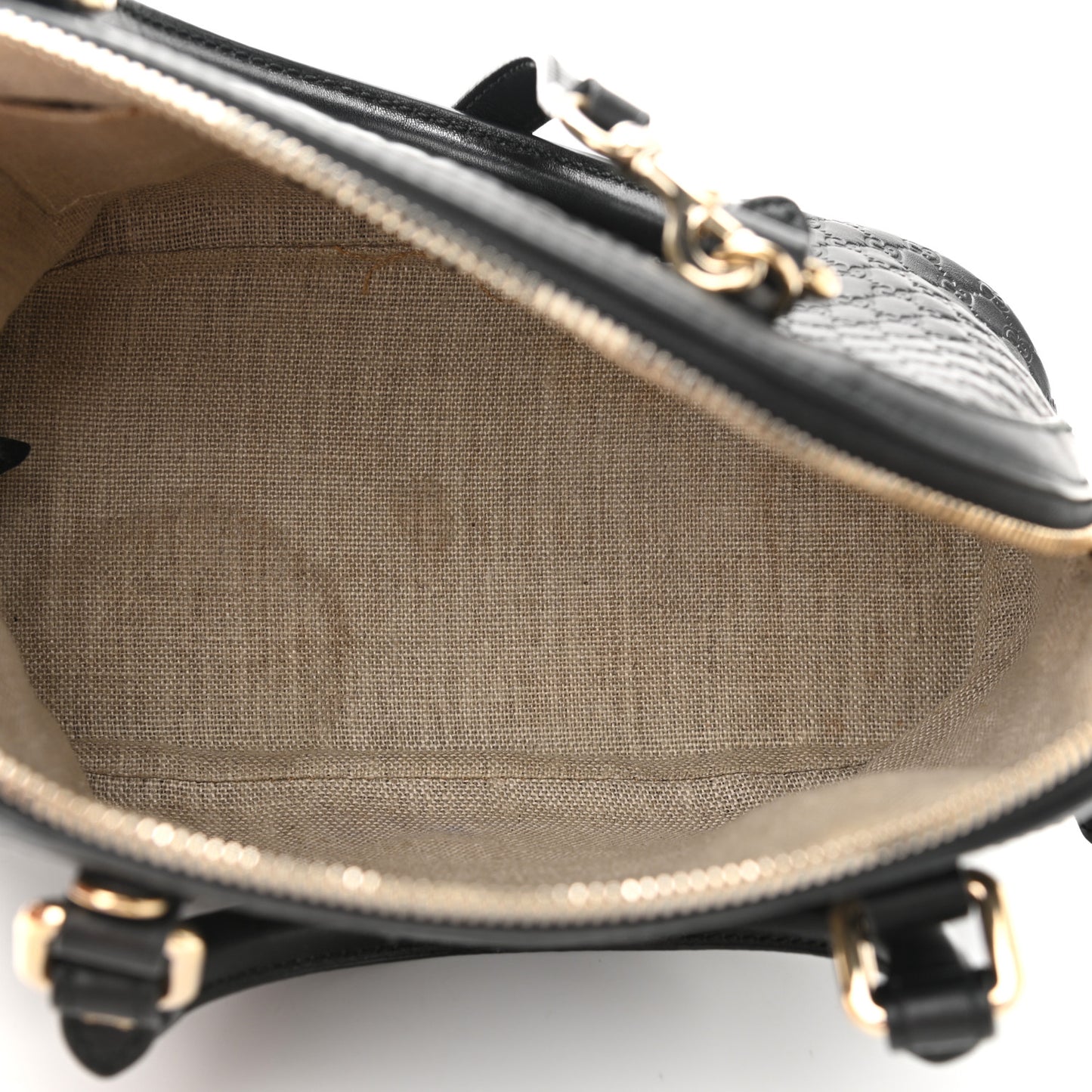 Microguccissima Mini Dome Bag Black