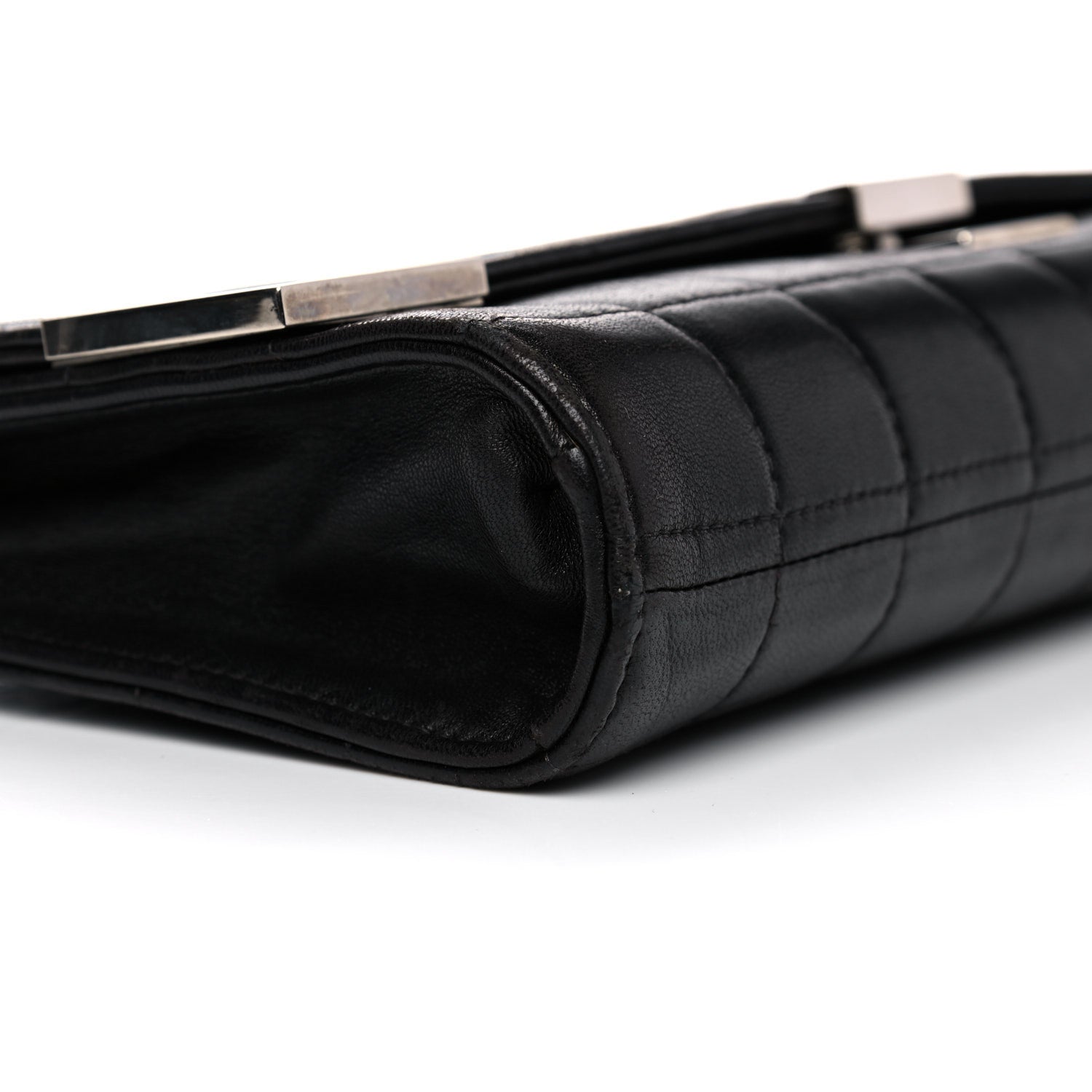 Chanel Lambskin Chocolate Bar Flap Black 8 of 25