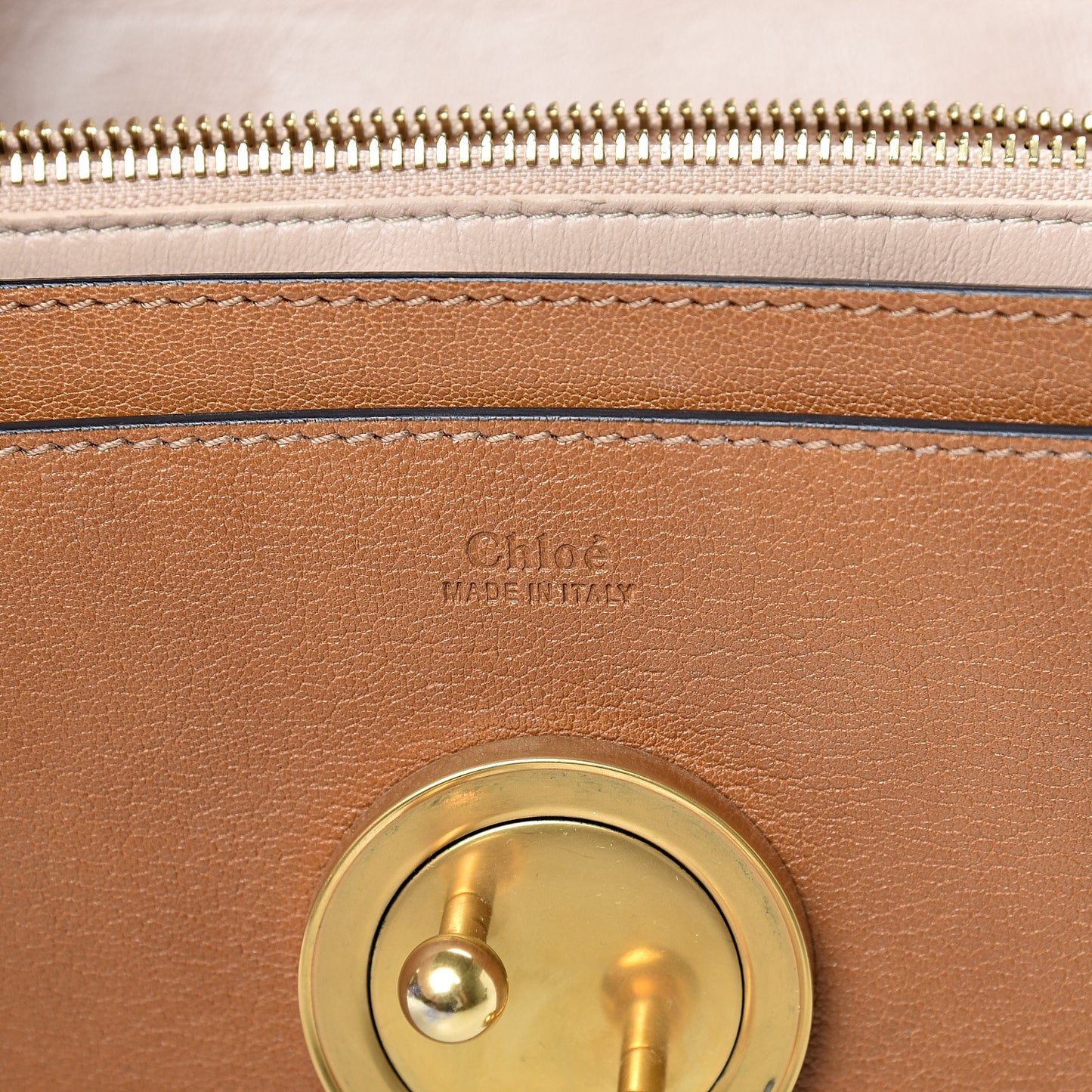 Goatskin Medium Mily Shoulder Bag Caramel