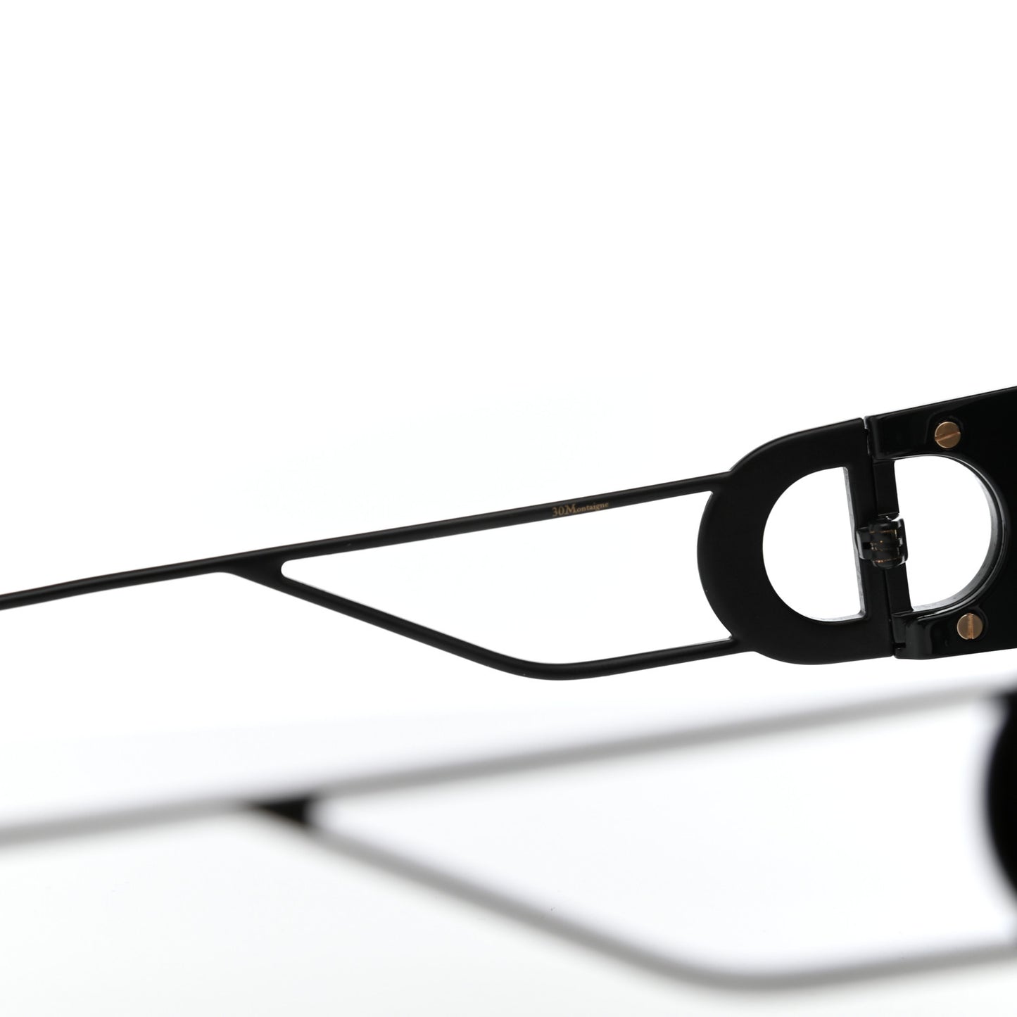 Square 30 Montaigne Sunglasses Black