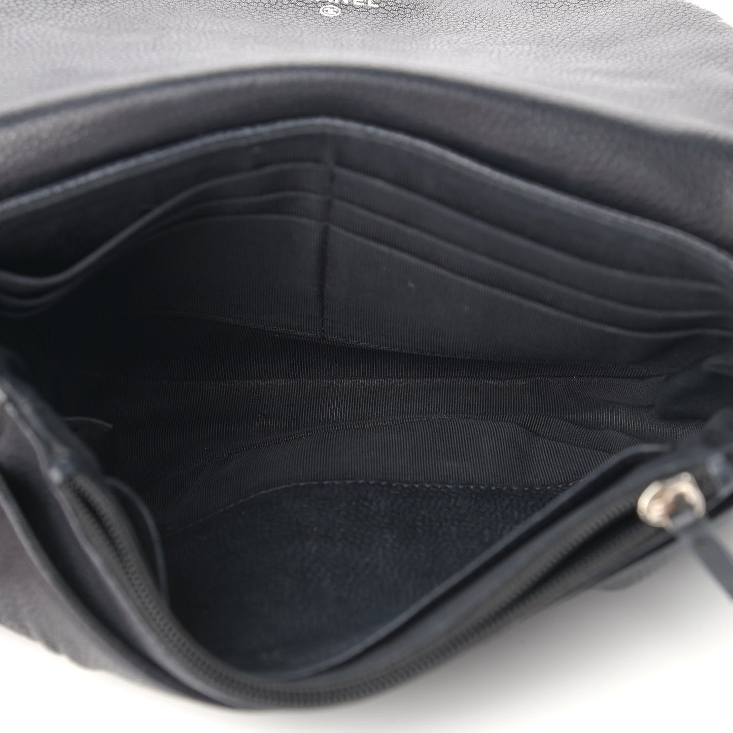 Caviar Half Moon Wallet On Chain WOC Black