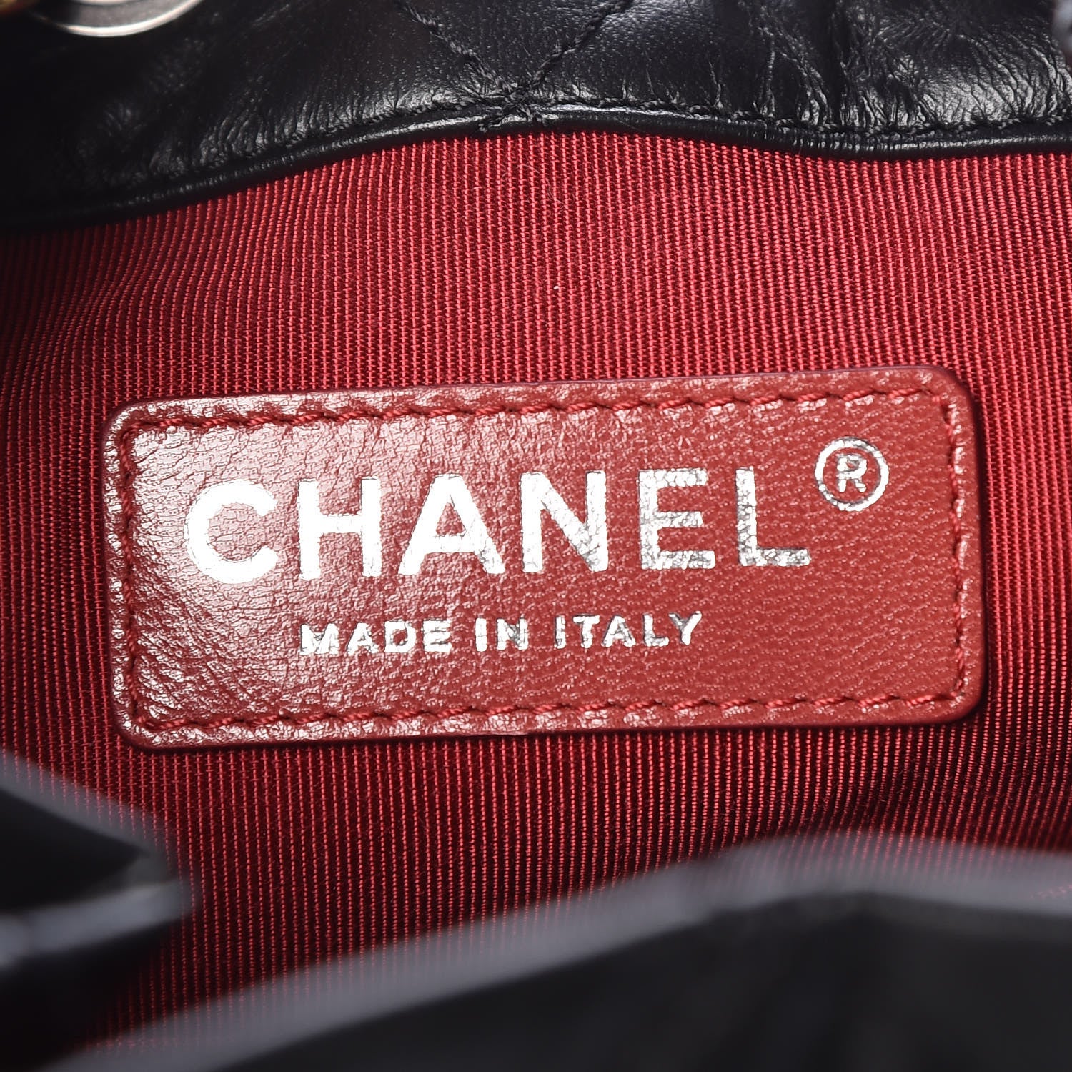 Chanel Aged Calfskin Quilted Small Gabrielle Backpack Black 8 of 10