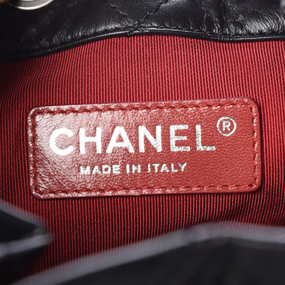 Chanel Aged Calfskin Quilted Small Gabrielle Backpack Black 8 of 10