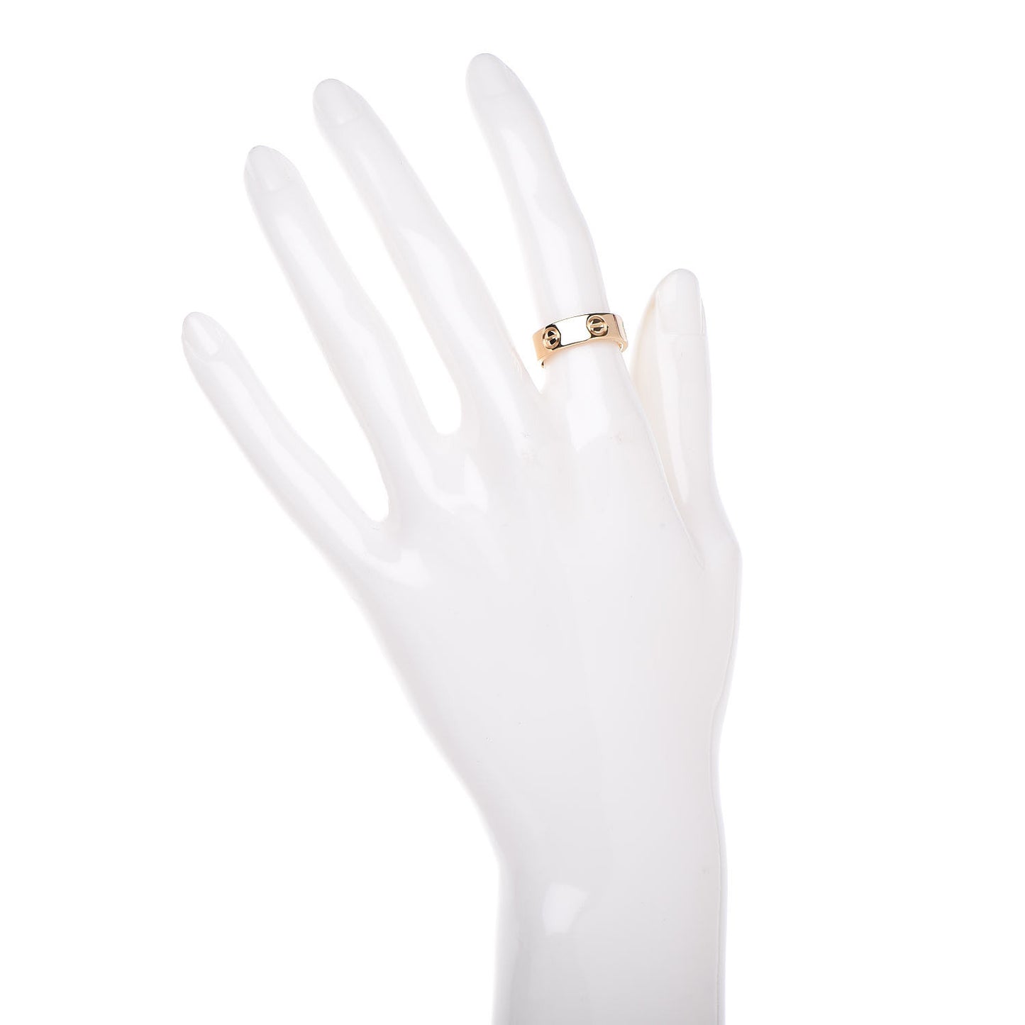 18K Yellow Gold 5.5mm LOVE Ring 50 5.25