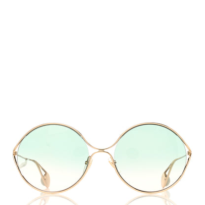 Gucci Round Pearl Tip Sunglasses GG0253S Gold 2 of 8