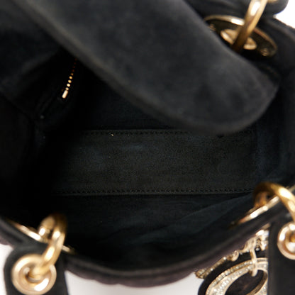Christian Dior Velvet Mini Lady Dior Black 5 of 10