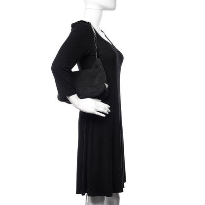 Prada Tessuto Nylon Shoulder Bag Black 2 of 10