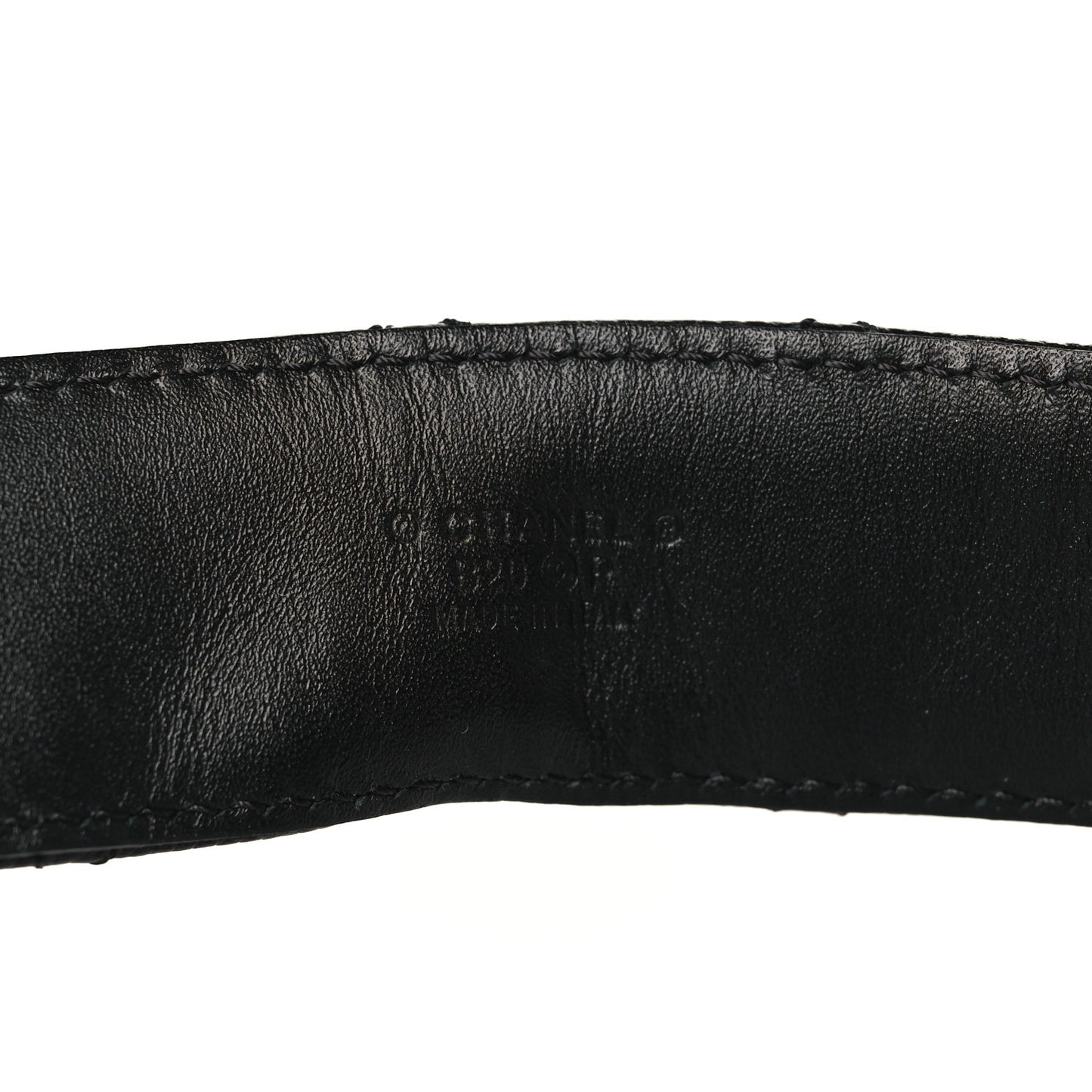 Caviar Quilted CC Chain Belt 85 34 Black