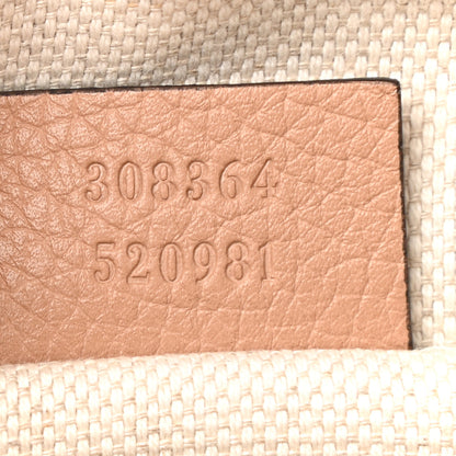 Gucci Pebbled Calfskin Small Soho Disco Bag Camelia 7 of 11