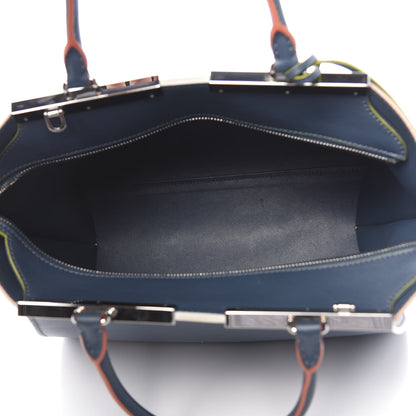 Fendi Vitello Dolce Century Petite 3Jours Tote Pavone 6 of 11