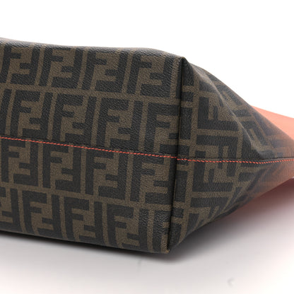 Fendi Zucca Spalmati Ombre Medium Roll Tote Tobacco Papavero 8 of 8