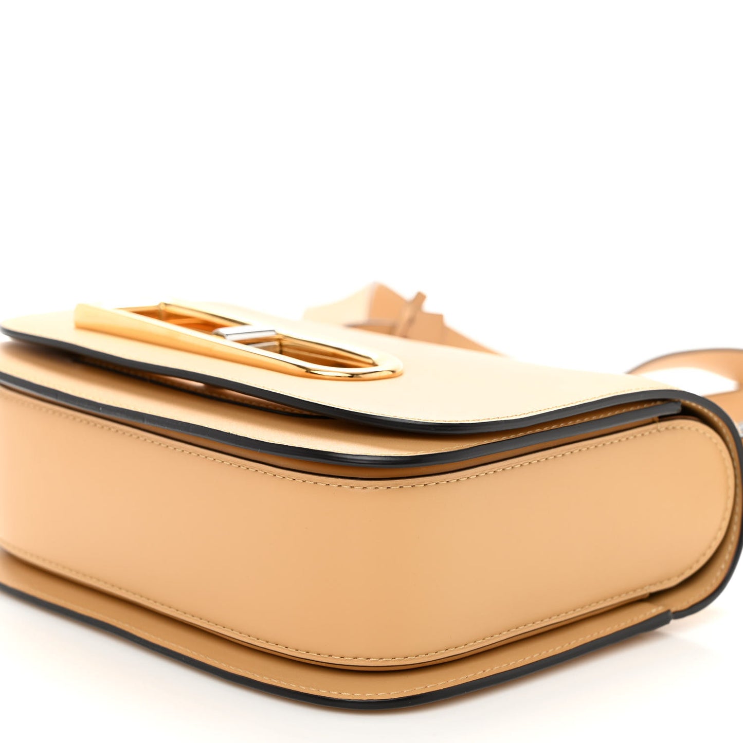 Olen Calfskin Small Lingot Crossbody Latte