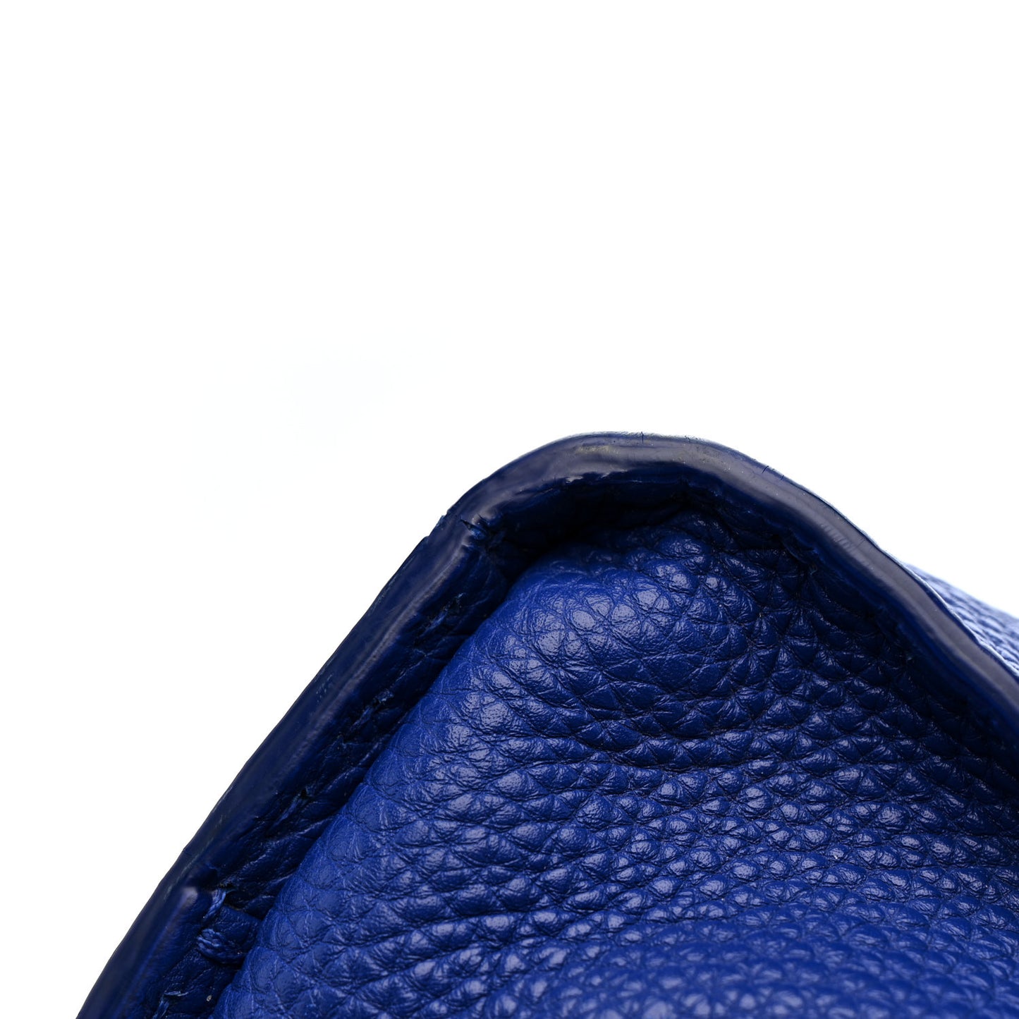 Cuoio Romano Selleria Bi-Color Medium Peekaboo Iconic Satchel Blue Neon Latte