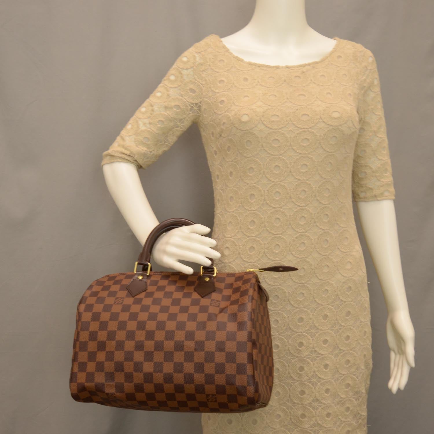 Louis Vuitton Damier Ebene Speedy 30 2 of 7