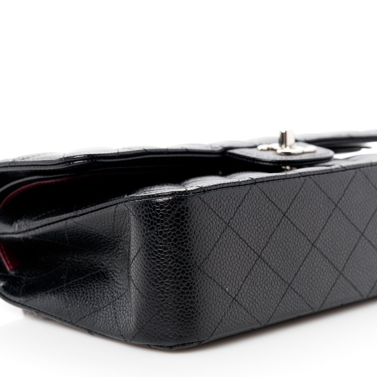Chanel Caviar Quilted Medium Double Flap Black 9 of 11