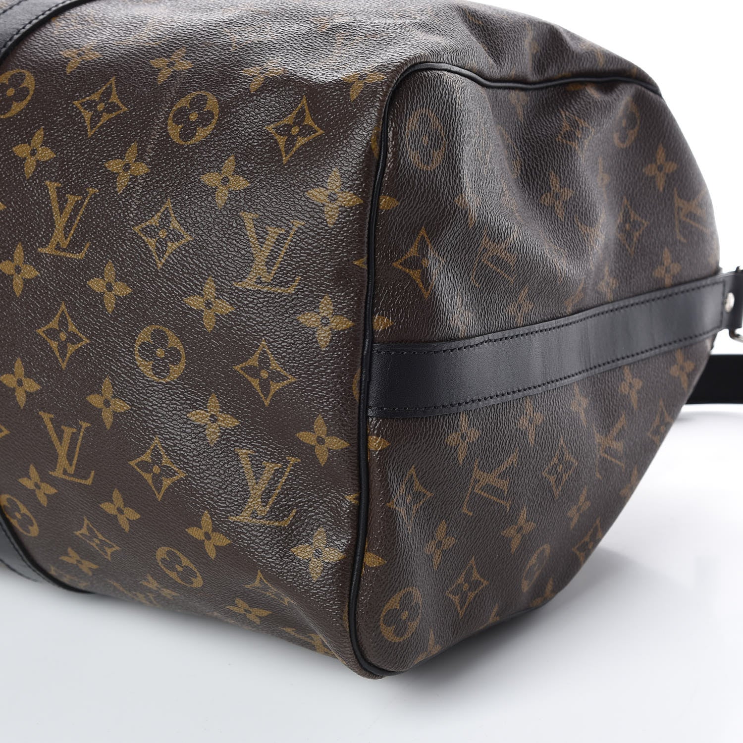 Louis Vuitton Monogram Macassar Keepall Bandouliere 45 9 of 10