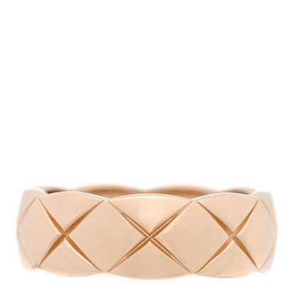 Chanel 18K Beige Gold Small Coco Crush Ring 53 6.5 1 of 5