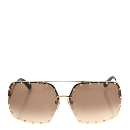 Louis Vuitton The Party Square Gradient Sunglasses Z2353W Brown 2 of 7