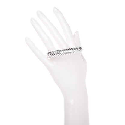David Yurman Sterling Silver Sculpted Cable Bracelet 2 of 4