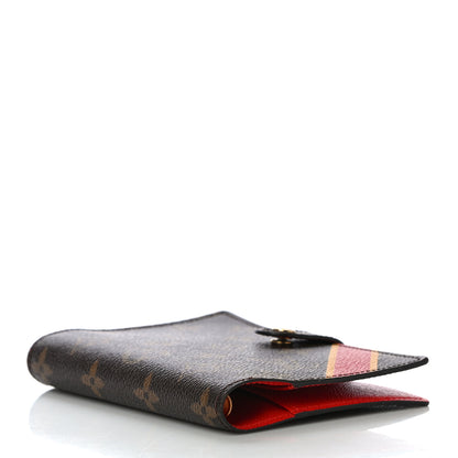 Louis Vuitton Monogram My LV Heritage Small Ring Agenda Cover Rouge Jaune 4 of 11