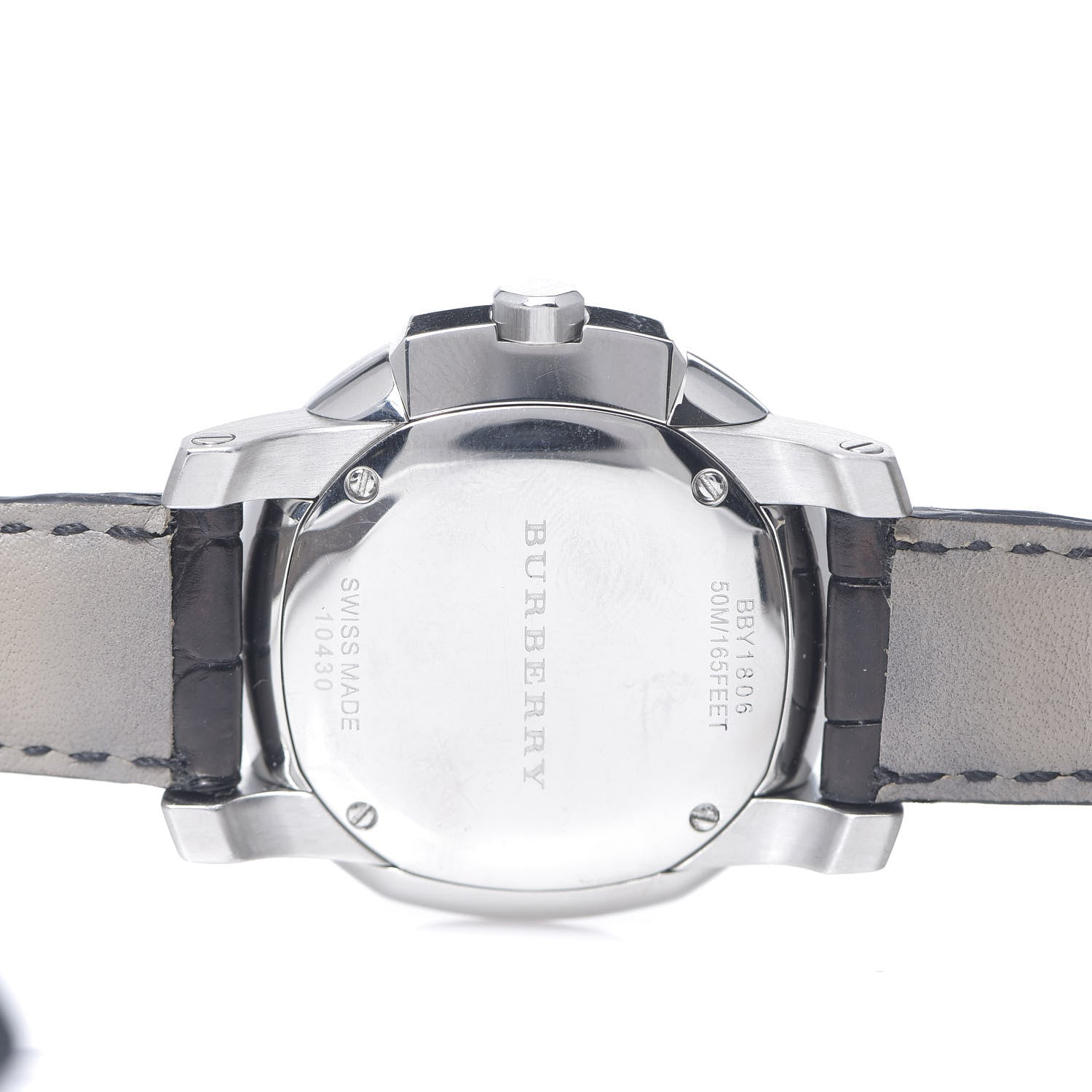 Burberry Stainless Steel Alligator Diamond 34mm The Britain Quartz Watch BBY1806 4 of 9