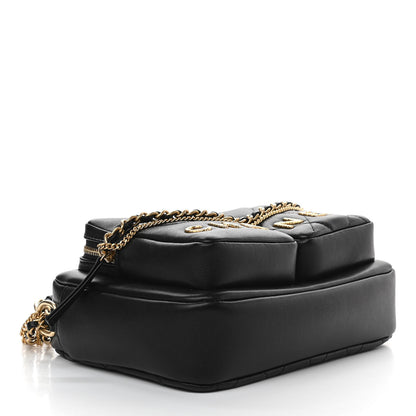 Chanel Calfskin Quilted Small Camera Case Black 4 of 11