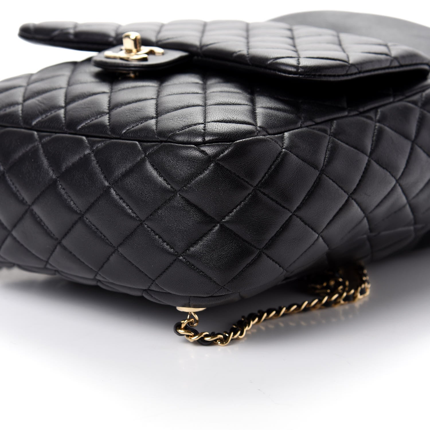 Chanel Lambskin Quilted Large In Seoul Backpack Navy 6 of 9