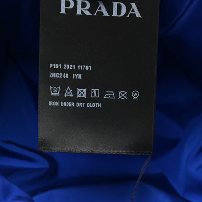 Prada Re-Nylon Metal Triangle Logo Padded Mens Bucket Hat XL Azzurro 8 of 8