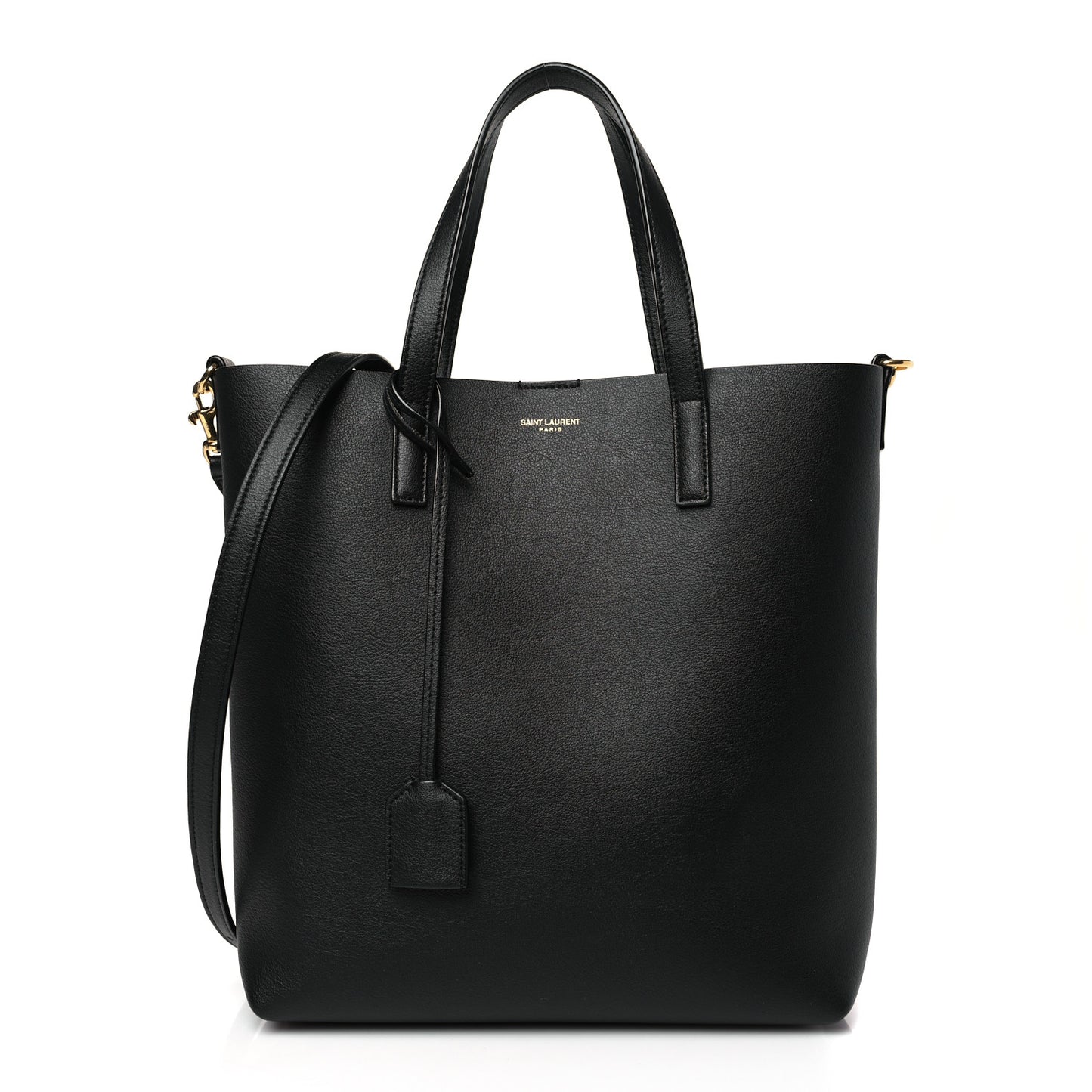 Calfskin Toy Shopping Tote Black
