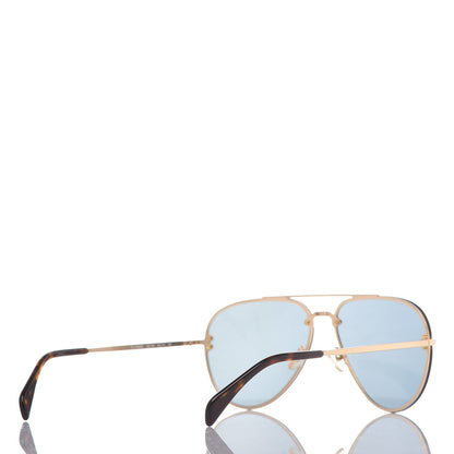 Celine Acetate Mirror Aviator Sunglasses CL41391/S Gold Grey 4 of 6