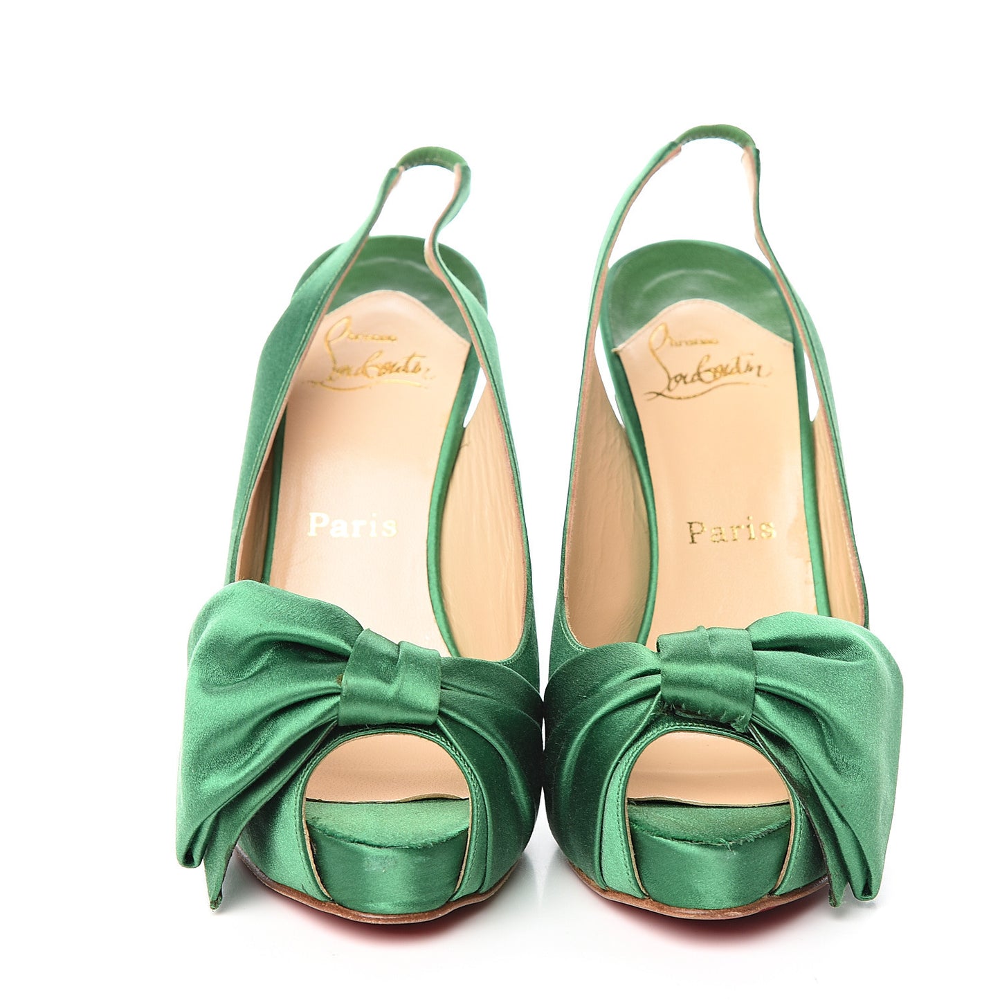 Satin Very Noeud 120 Pumps 38 Verde Imperiali