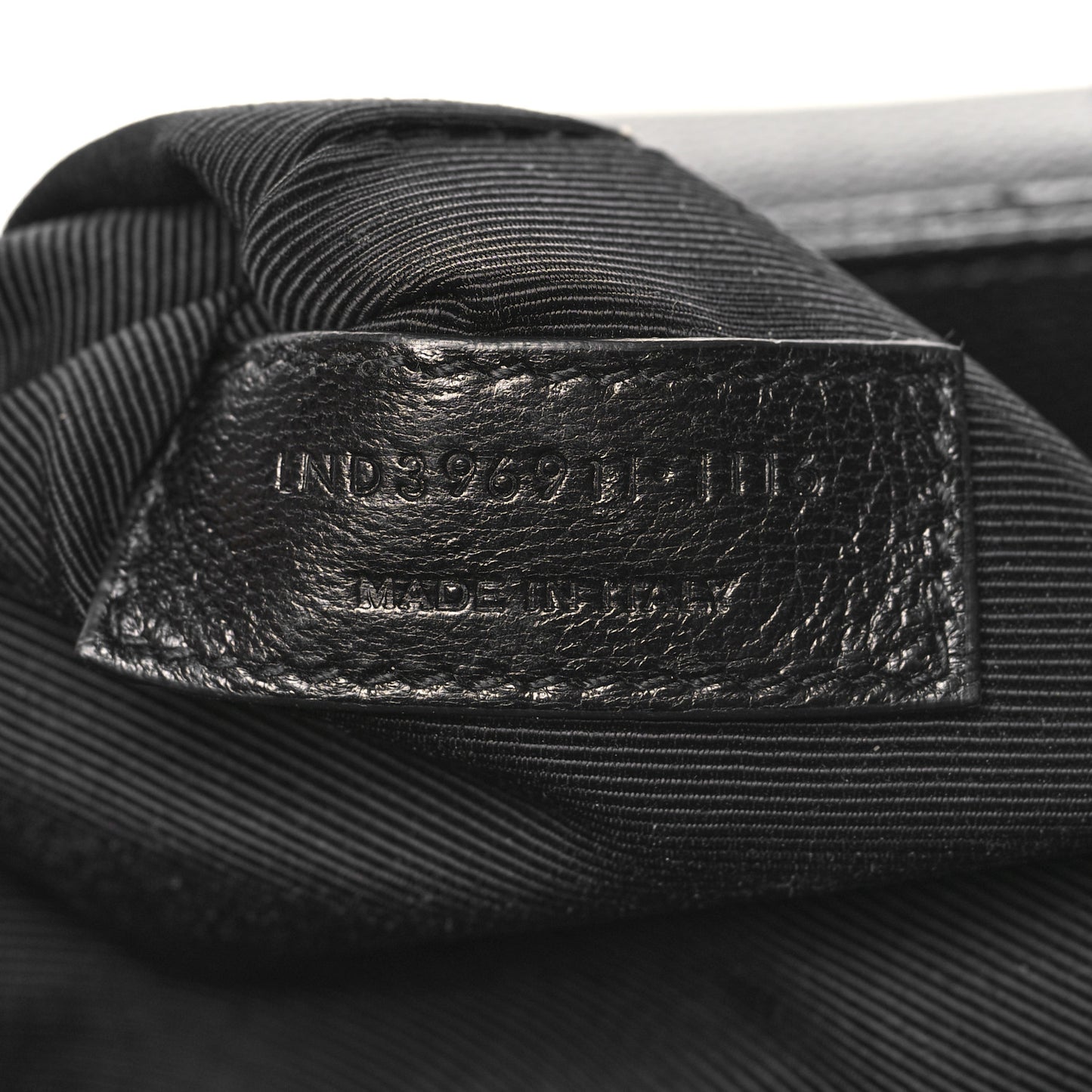 Grain De Poudre Matelasse Chevron Monogram Shopping Bag Black