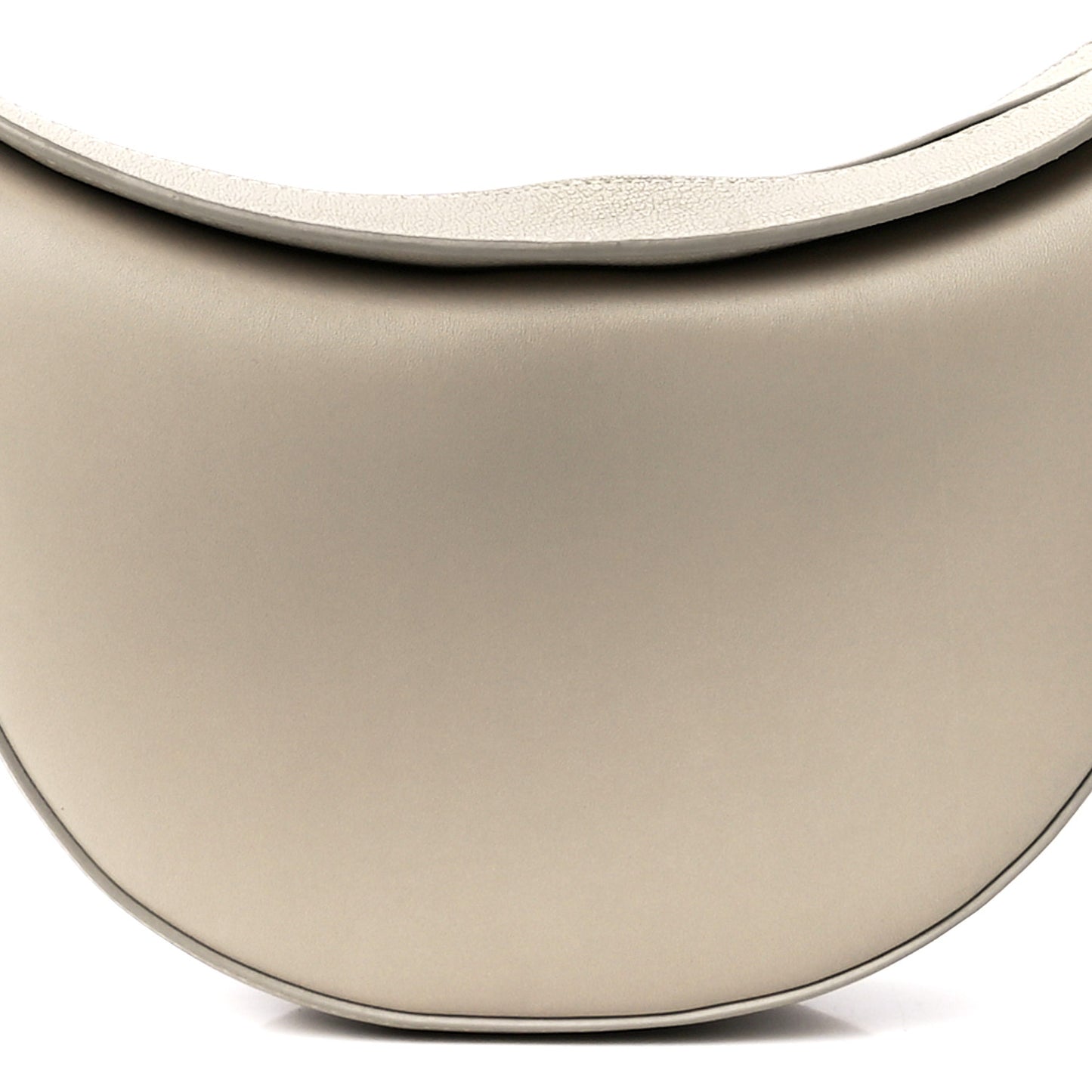 Satin Calfskin Jacquard Small Luna Bag Oat