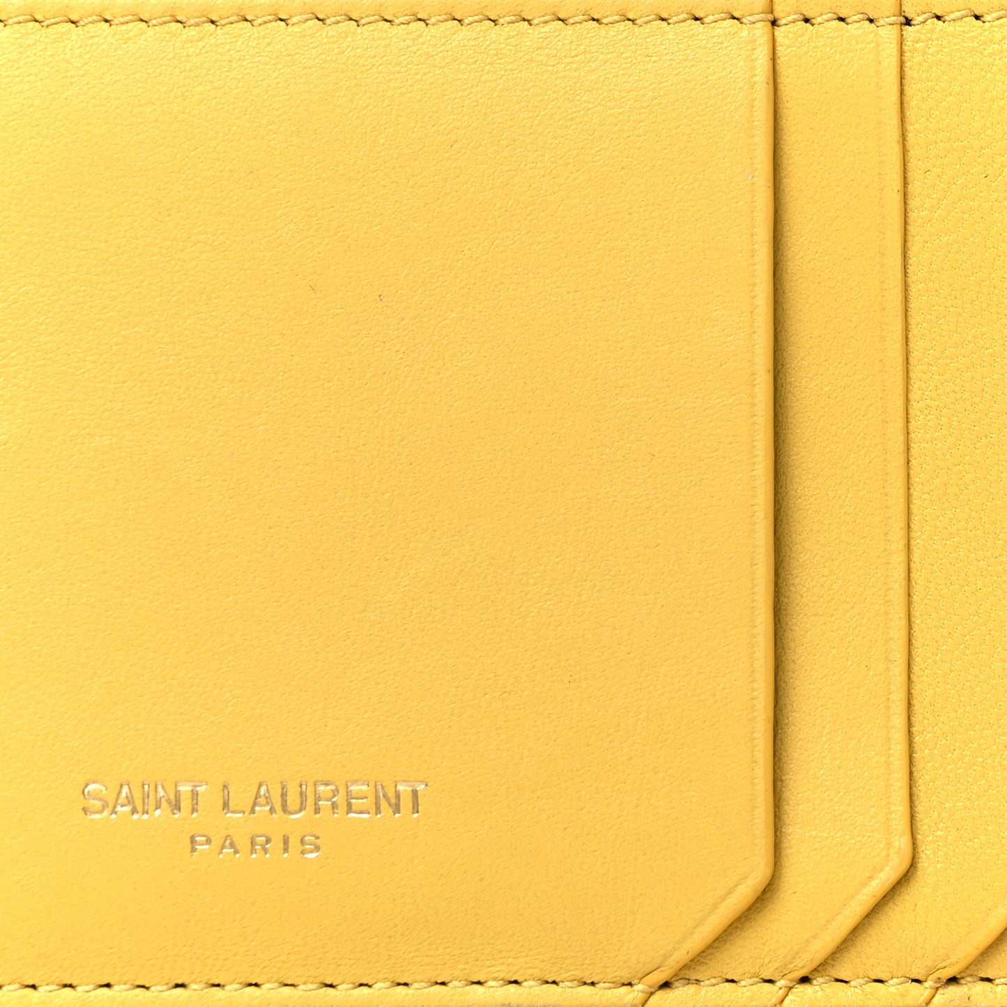 Calfskin 5 Fragments Card Holder Sunflower