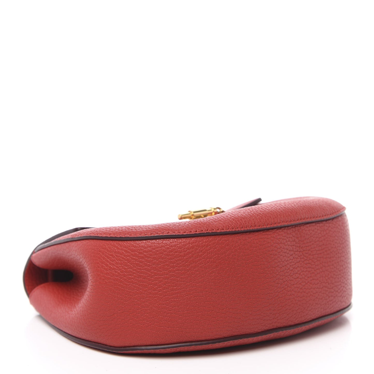 Grained Lambskin Drew Shoulder Bag Plaid Red