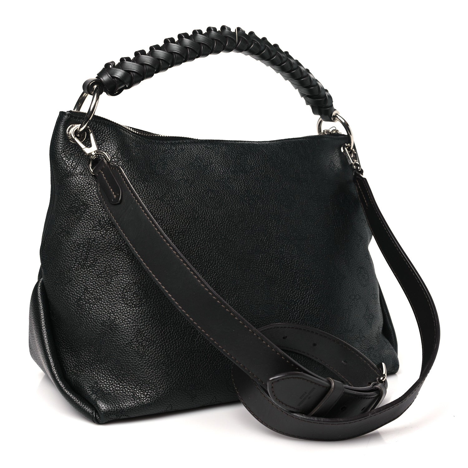 Louis Vuitton Mahina Beaubourg Hobo MM Black 3 of 10