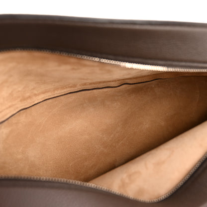The Row Grained Calfskin Large Slouchy Banana Bag Brunette 5 of 11